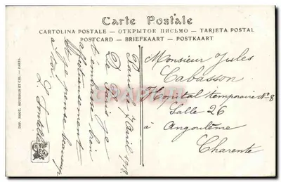 Rano w Limousin — Błotniki w kwitnieniu — W. Didier-Pouget, Salony Paryża, nr 4452 Dt — Rewers