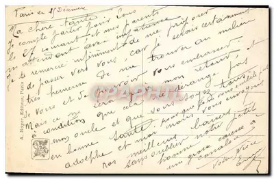 Wschód słońca w mgiełce — Salon 1913 — A. Rigolot — nr 2043 — Paryż — Rewers