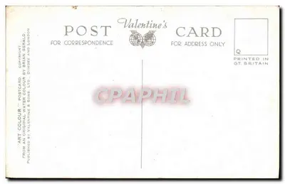 Tarjeta postal de Jersey — tarjeta turística — editada por Brian Gerald & Sons Ltd. — Reverso