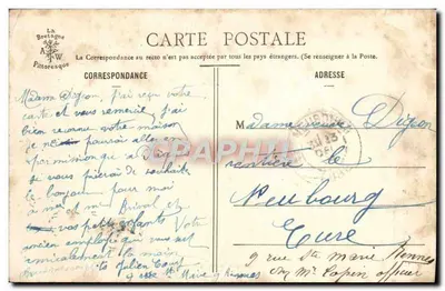 Petit Breton de Fouesnant — Coleção A. Waron, St-Brieuc — n°1035 — Verso