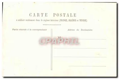 Dwie osoby w strojach epokowych na dekoracji Wielkanocnej — JOYEUSES PAQUES — — Rewers