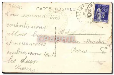 Salins-les-Bains — Cascade de Goatiles — Édition Cambazard — Verso