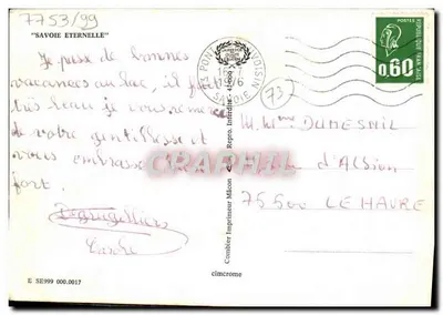 Dzieci w tradycyjnym stroju alpanskim — Savoie — Comblot Imprimeur Mâcon — Rewers