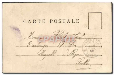 Ma Lisette — Sujeto: jovem casal com buquê — editor M.F. n° I — Verso