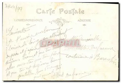 Beauzée-sur-Aire — De Kerk (Portaal) — Édition Clérouie, n°30 — Achterkant