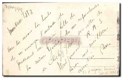 As ruínas do castelo de Waldeck — editor: Anciens Arts Français — n° 4 — Verso