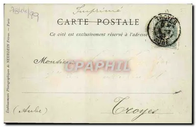 SAINT-JUST — Romeinse ruïnes, Place de Choualans — Pefa ann. Moubi, Collecties ND Phot — Achterkant