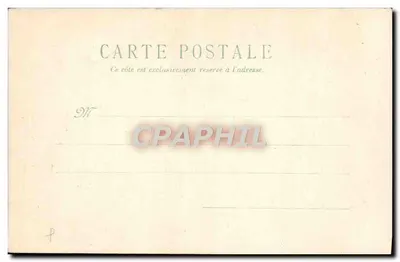 Moinho de água — paisagem outonal — Plaich, 1905 — Verso