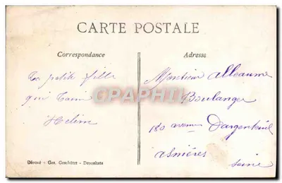 Bambina con fiori — Anniversario — n°415 — Verso
