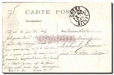 París — El Sagrado Corazón visto desde la Rue de la Barre — C.M. n°743 — Reverso