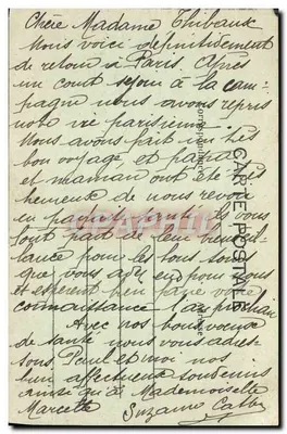 Parigi — L' Avenue de l'Opéra — C. M. — n°114 — Verso