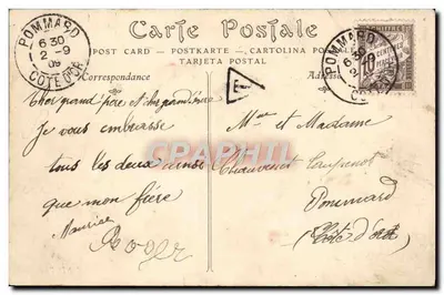 Paryż. Arc de Triomphe — Otwarty w 1836 roku przez Ludwika Filipa — wydawca nieznany — Rewers