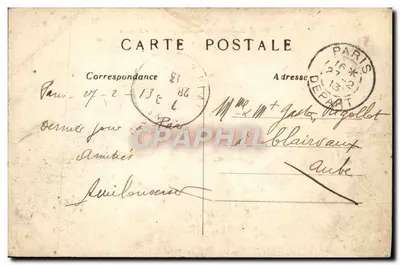 Paris – Panorama da Place de l’Étoile – C.M. — Verso
