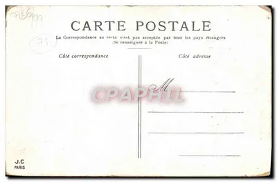 Paris — L'Arc de Triomphe de l'Étoile — éditeur J.C. PARIS — Verso