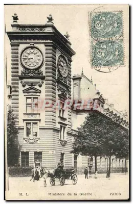 Ministério da Guerra — Paris — H. L.