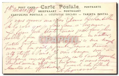 Kobieta paliąc swoją rurkę — Bretońska w stroju tradycyjnym — ND Fot. nr 373 — Rewers