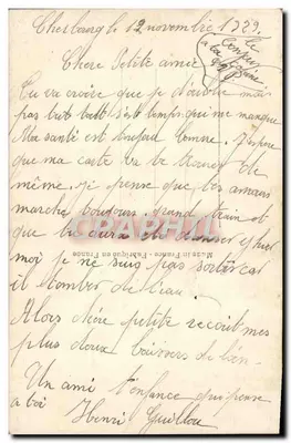 Beijo terno — casal amoroso — REX 2219 — Verso