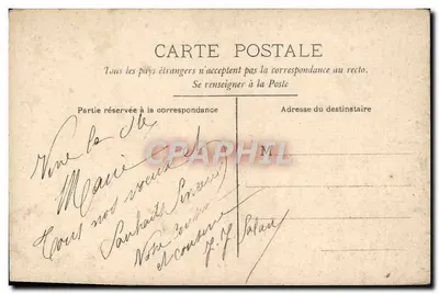 Menina com buquê de rosas — Boa Festa — Circe, n° 4388 — Verso