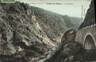 O Alto-Vivarais — Vale do Doux — Os Estreitos — Mlle Valleton, editora em Annonay