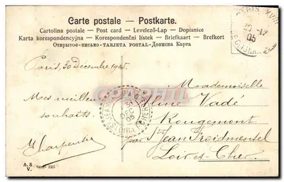 Bukiet guza — seria A.5 — wydawca A. S. nr 326 — Rewers