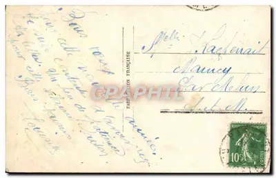 Bonne Année — zimowy krajobraz z różami i wróblami — Paris 755 — Rewers