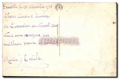 Gałęzie hawranu — Dobre Nowe Roky — wydawca A. Nojer, nr 2636 — Rewers