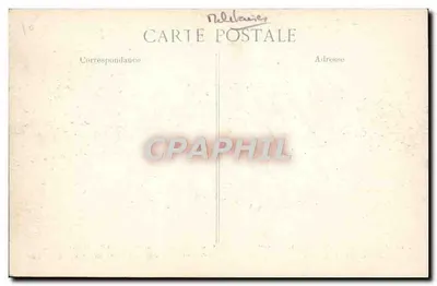 Zniszczenia na tarasie w Paryżu — 1914 — Wydawca B.D. — Rewers
