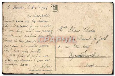 Paysage rural avec moulin à vent — éditeur Meissner & Buchhaupt, n° 410 — Rückseite