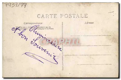 Liefdesgondel bij zonsopgang — uitgave A.N. Paris, n° 667 — Achterkant