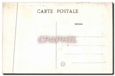 Palácio de Fontainebleau — O Bassin das Cascades e a Avenida das Héronnières — Coleção Artística h. M. n°196 — Verso
