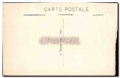 Chenonceaux — Le château (Mon. hist.) avec texte historique imprimé et éditeur 'BOHIER' — Rewers