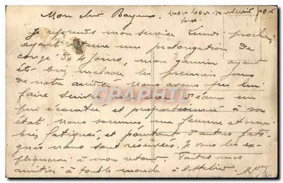 St-Honoré-les-Bains — El Monte Genievre — Colección Roubé — Reverso