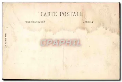 Rue Courmeaux em Reims — bombardeada pelos alemães — Visa Paris 76 — Verso