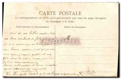 La vie aux champs — Le rendez-vous — Hécolotypie Dugas et Cie, Nantes — Verso
