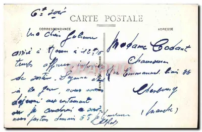 BON-SECOURS — Katedra i Pomnik Jeanne d'Arc — wydawca nieznany, nr 11 — Rewers