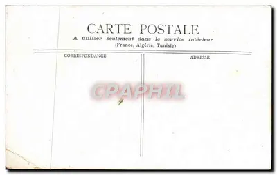 Cartolina d'epoca Interno di Notre Dame a Cambrai — Verso