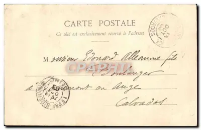 A Pequena Comissária — A. Gaboriaud — Fototipo A. Bearet & Cie, Nancy — Verso