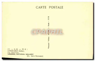 Zbieracze — Constable (John) — Wydawnictwo Nathan & Cie, Paryż, n° 8 — Rewers