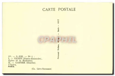 Kościół Madeleine — Oper Garnier — Paryż — Wydawnictwo Nathan — Rewers