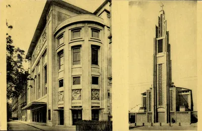 Teatro dos Campos-Élisée — Igreja de Nossa Senhora de Le Raincy — Fernand Nathan editor, n° 459