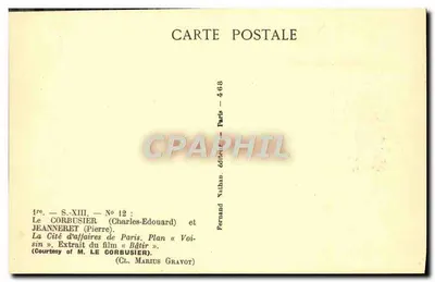 A Cidade dos Negócios de Paris — Plano « Voisin » — Editor Nathan, n° 468 — Verso