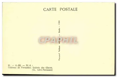 Zamek w Versailles — Galeria Szykownych Lustr — Wydawnictwo Nathan, seria S.-III, nr 6 — Rewers
