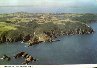 Portos de Maseline e Creux, Sark, C.I. — S.9 — Editor: E.T.W. Deane & Sons, Ltd.