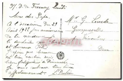 Róże — Urodziny — V. NGER n°2441 — Rewers