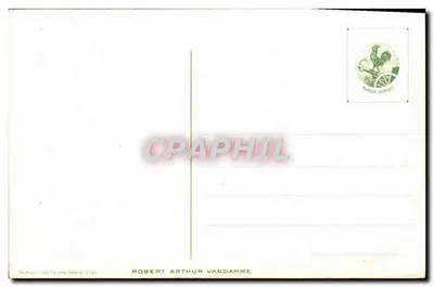 Arranjo de rosas — desenho de Lily Biry — editor Robert Arthur Vandamme — Verso
