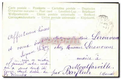 Fiolety — Moje najlepsze życzenia — Wydawca nieznany, numer serii nie widoczny — Rewers