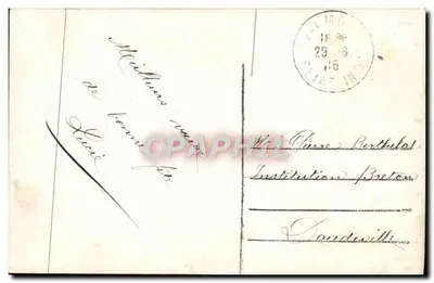 Arranjo de flores e estátua de criança — editor não visível — número de série não visível — Verso