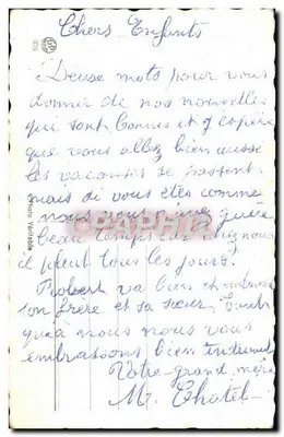 Arranjo de rosas e margaridas — G.P. à Rodez — n° 376 — Verso