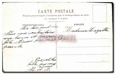 Bouquet de fleurs — Najlepsze Tendery — wydawca nieznany — Rewers