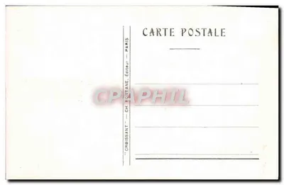 Arranjo de rosas — natureza morta — Croissant, Paris, n° 3740 — Verso